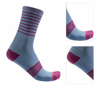 Castelli Superleggera W 12 Sock Violet Mist L/XL Cyklo ponožky 3