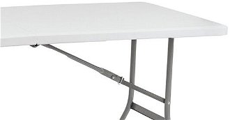 Cateringový skladací stôl Vivas 180x70 cm - sivá / biela 7