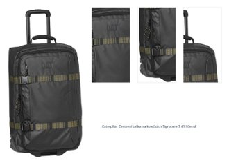 Caterpillar Cestovní taška na kolečkách Signature S 41 l černá 1