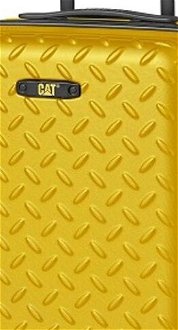 Caterpillar Kabinový cestovní kufr Industrial Plate S 35 l žlutý 5