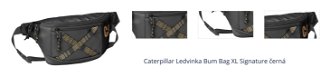 Caterpillar Ledvinka Bum Bag XL Signature černá 1