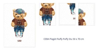 CEBA Plagát Fluffy Puffy Stu 50 x 70 cm 1