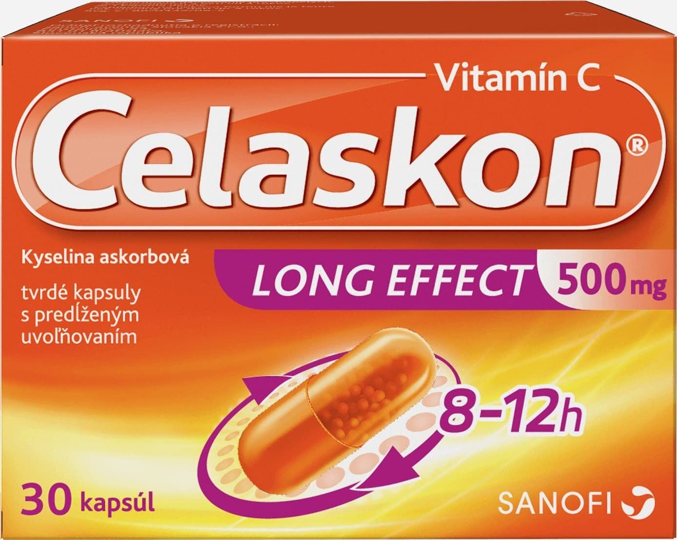 Celaskon Vitamín C Long effect 30 kapsúl