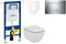 Cenově zvýhodněný závěsný WC set Geberit do lehkých stěn / předstěnová + WC Ideal Standard Tesi 111.355.00.5NE6