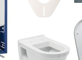 Cenově zvýhodněný závěsný WC set Geberit k zazdění + WC VitrA S50 SIKOGE2V3 5