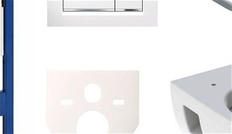 Cenovo zvýhodnený závesný WC set Geberit do ľahkých stien / predstenová montáž + WC Geberit Selnova SIKOGES3S5 5