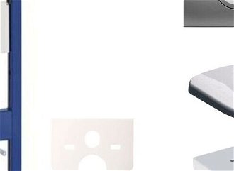 Cenovo zvýhodnený závesný WC set Geberit do ľahkých stien / predstenová montáž + WC Geberit Selnova SIKOGES7S3 5