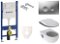 Cenovo zvýhodnený závesný WC set Geberit do ľahkých stien / predstenová montáž + WC Geberit Selnova SIKOGES7S3