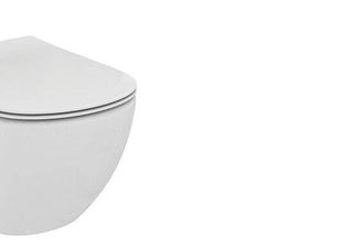 Cenovo zvýhodnený závesný WC set Geberit do ľahkých stien / predstenová montáž + WC Ideal Standard Tesi 111.300.00.5NE3 9