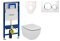 Cenovo zvýhodnený závesný WC set Geberit do ľahkých stien / predstenová montáž + WC Ideal Standard Tesi 111.300.00.5NF4
