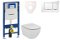 Cenovo zvýhodnený závesný WC set Geberit do ľahkých stien / predstenová montáž + WC Ideal Standard Tesi 111.300.00.5NF5