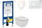 Cenovo zvýhodnený závesný WC set Geberit do ľahkých stien / predstenová montáž + WC Ideal Standard Tesi 111.355.00.5NE1