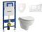Cenovo zvýhodnený závesný WC set Geberit do ľahkých stien / predstenová montáž + WC Laufen Laufen Pro Nordic SIKOGES3H5