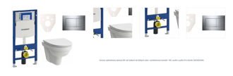 Cenovo zvýhodnený závesný WC set Geberit do ľahkých stien / predstenová montáž + WC Laufen Laufen Pro Nordic SIKOGES3H6 1