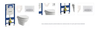 Cenovo zvýhodnený závesný WC set Geberit do ľahkých stien / predstenová montáž + WC Laufen Laufen Pro Nordic SIKOGES3H8 1