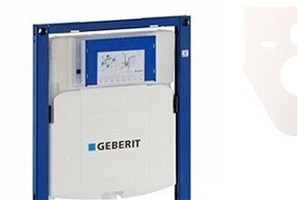 Cenovo zvýhodnený závesný WC set Geberit do ľahkých stien / predstenová montáž + WC S-Line S-line Pro 111.300.00.5ND4 6