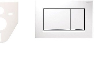 Cenovo zvýhodnený závesný WC set Geberit do ľahkých stien / predstenová montáž + WC S-Line S-line Pro 111.300.00.5NR5 7