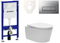 Cenovo zvýhodnený závesný WC set Geberit do ľahkých stien / predstenová montáž + WC SAT Brevis SIKOGES6W8