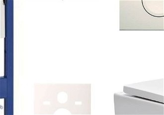 Cenovo zvýhodnený závesný WC set Geberit do ľahkých stien / predstenová montáž + WC SAT Brevis SIKOGES7W1S 5
