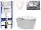 Cenovo zvýhodnený závesný WC set Geberit do ľahkých stien / predstenová montáž + WC SAT Brevis SIKOGES7W72