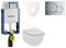 Cenovo zvýhodnený závesný WC set Geberit na zamurovanie + WC Ideal Standard Tesi 110.302.00.5NF2
