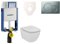 Cenovo zvýhodnený závesný WC set Geberit na zamurovanie + WC Ideal Standard Tesi 110.302.00.5NF3