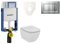 Cenovo zvýhodnený závesný WC set Geberit na zamurovanie + WC Ideal Standard Tesi 110.302.00.5NF7