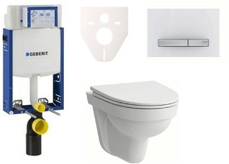 Cenovo zvýhodnený závesný WC set Geberit na zamurovanie + WC Laufen Laufen Pro Nordic SIKOGE2H8
