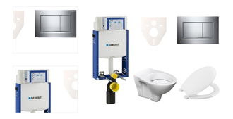 Cenovo zvýhodnený závesný WC set Geberit na zamurovanie + WC S-Line S-line Pro 110.302.00.5NR6 4