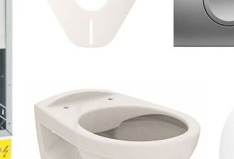 Cenovo zvýhodnený závesný WC set Geberit na zamurovanie + WC S-Line SIKOGE1U3 5