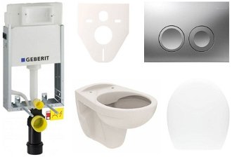 Cenovo zvýhodnený závesný WC set Geberit na zamurovanie + WC S-Line SIKOGE1U3