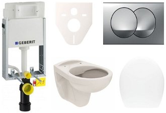 Cenovo zvýhodnený závesný WC set Geberit na zamurovanie + WC S-Line SIKOGE1U72