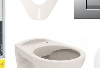 Cenovo zvýhodnený závesný WC set Geberit na zamurovanie + WC S-Line SIKOGE1U8 5