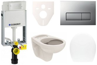 Cenovo zvýhodnený závesný WC set Geberit na zamurovanie + WC S-Line SIKOGE1U8