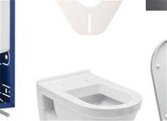 Cenovo zvýhodnený závesný WC set Geberit na zamurovanie + WC Vitra Integra vr. sedátka SIKOGE2V41 5