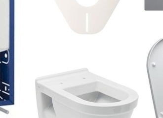 Cenovo zvýhodnený závesný WC set Geberit na zamurovanie + WC VitrA Integra vr. sedátka SIKOGE2V42 5