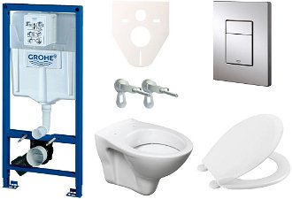 Cenovo zvýhodnený závesný WC set Grohe do ľahkých stien / predstenová montáž + WC S-Line S-line Pro 38528SET-KR