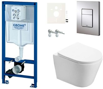 Cenovo zvýhodnený závesný WC set Grohe do ľahkých stien / predstenová montáž + WC SAT Infinitio SIKOGRSIN1S 2