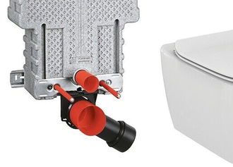 Cenovo zvýhodnený závesný WC set Grohe na zamurovanie + WC Ideal Standard Tesi 38643SET-KE 8