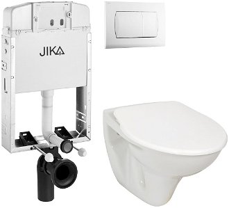Cenovo zvýhodnený závesný WC set Jika na zamurovanie + WC Jika Nila KMPLJIKA