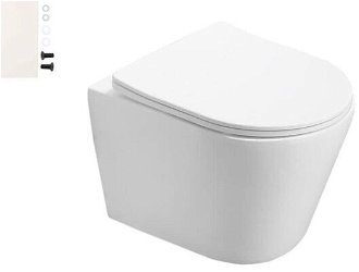 Cenovo zvýhodnený závesný WC set SAT do ľahkých stien / predstenová montáž + WC SAT Infinitio SIKOSSIN68K 9