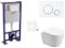 Cenovo zvýhodnený závesný WC set SAT do ľahkých stien / predstenová montáž + WC SAT Infinitio SIKOSSIN76