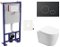 Cenovo zvýhodnený závesný WC set SAT do ľahkých stien / predstenová montáž + WC SAT Infinitio SIKOSSIN78
