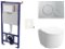 Cenovo zvýhodnený závesný WC set SAT do ľahkých stien / predstenová montáž + WC SAT Infinitio SIKOSSINF71K