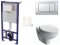 Cenovo zvýhodnený závesný WC set SAT do ľahkých stien / predstenová montáž + WC VitrA Normus SIKOSSNORBO21K