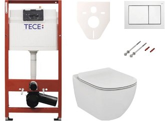 Cenovo zvýhodnený závesný WC set TECE do ľahkých stien / predstenová montáž + WC Ideal Standard Tesi SIKOTSF0 2