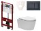 Cenovo zvýhodnený závesný WC set TECE do ľahkých stien / predstenová montáž + WC SAT Brevis SIKOTS3W4