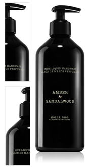 Cereria Mollá Amber & Sandalwood parfumované tekuté mydlo unisex 500 ml 4