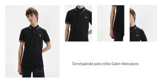 Černé pánské polo tričko Calvin Klein Jeans 1