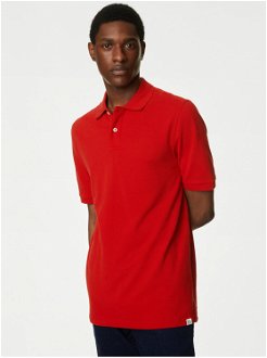 Červené pánske polo tričko Marks & Spencer